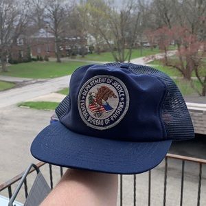 🦅 Vintage 80’s Department of justice SnapBack 🦅